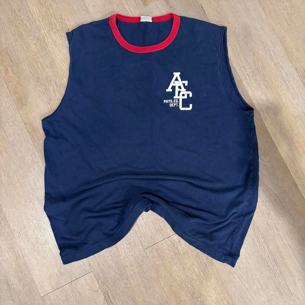 American-eagle Men's Navy and Blue Vest